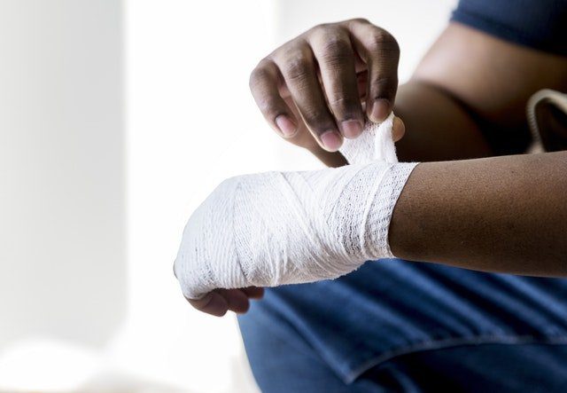 injured hand