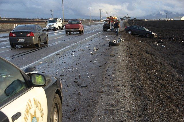 car accident on highway